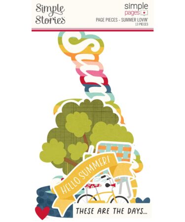 SIMPLE STORIES - COLLEZIONE SUMMER LOVIN' - PAGE PIECES