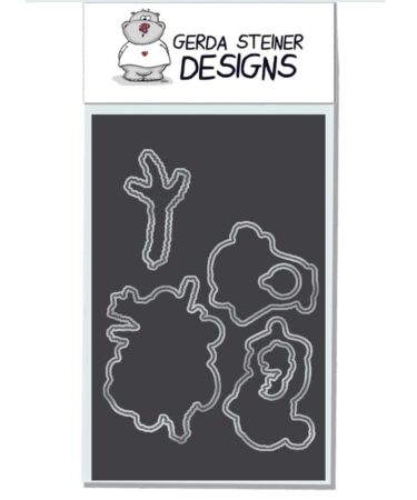 GERDA STEINER- set di fustelle CHRISTMAS KITTIES