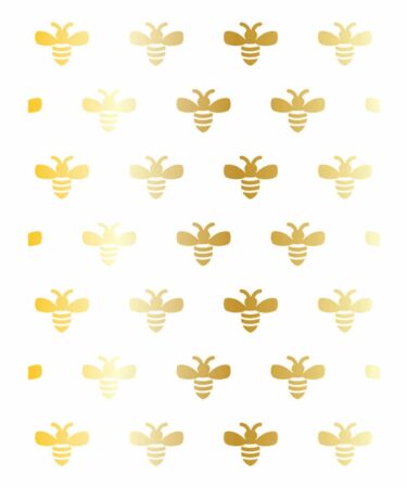 HONEY BEE - HOT FOIL PLATE - BEES A2