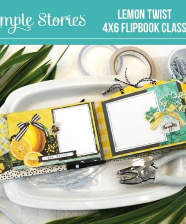 Alternative view of SQUEEZE THE DAY FLIPBOOK- SIMPLE VINTAGE LEMON TWIST PRODOTTO CONTENITORE