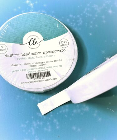 IL NEGOZIO DELLA MAMMA DI CLE - BIADESIVO SPESSORATO 2 MM 5 METRI LARGHEZZA 2 CM
