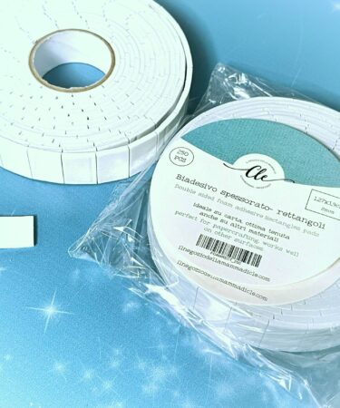 IL NEGOZIO DELLA MAMMA DI CLE - ROTOLO ADESIVO SPESSORATO RETTANGOLI  250PC