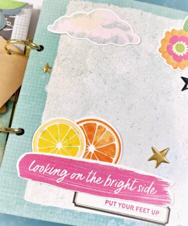 Alternative view of UN BINDER DI ABBELLIMENTI....COLLEZIONE SWEET RUSH VIKI BOUTIN PRODOTTO CONTENITORE