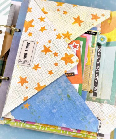 UN BINDER DI ABBELLIMENTI....COLLEZIONE SWEET RUSH VIKI BOUTIN PRODOTTO CONTENITORE