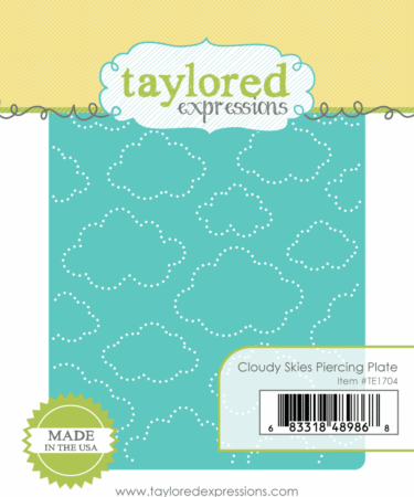 TAYLORED EXPRESSIONS -  Piercing Plate Cloudy Skies