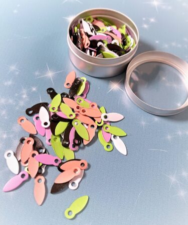 IL NEGOZIO DELLA MAMMA DI CLE- LE ATTREZZATURE DELLA CLE- FLIPPETTE COLORATE