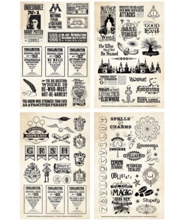 Alternative view of Paper House Harry Potter Stickers 4/Sht