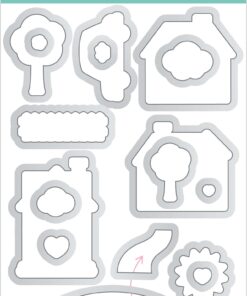 DOODLEBUG - COLLEZIONE MY HAPPY PLACE - Happy Home Doodle Cuts