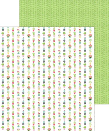 DOODLEBUG - COLLEZIONE MY HAPPY PLACE - Love Grows Here Double-Sided Cardstock