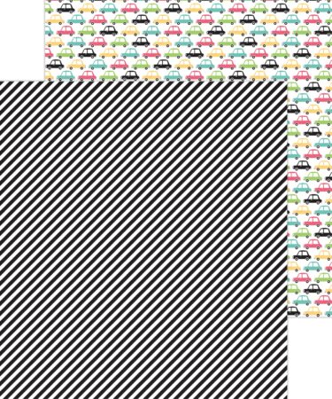 DOODLEBUG - COLLEZIONE MY HAPPY PLACE - Homeward Bound Double-Sided Cardstock