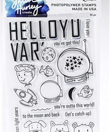 RANGER - SIMON HURLEY set di timbri in silicone SPACE TRAINING