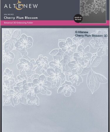 ALTE NEW - CHERRY PLUM BLOSSOM 3D Embossing Folder