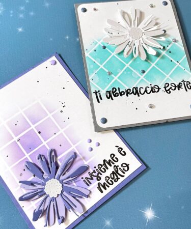 UNA CARD CON LE MARGHERITE - PRODOTTO CONTENITORE