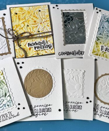 CARDS CLEAN. AND SIMPLE - EMBOSSING FOLDER 3D ALTE NEW