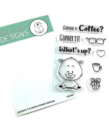 GERDA STEINER - set di timbri in silicone GOPHER IT!