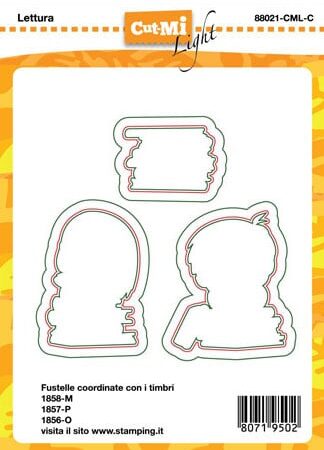 IMPRONTE D'AUTORE - set di fustelle LETTURA