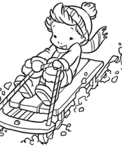 IMPRONTE D'AUTORE - TIMBRO IN GOMMA - Lo Slittino