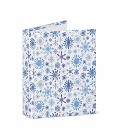 IL NEGOZIO DELLA MAMMA DI CLE - BINDER RACCOGLITORE ANELLI AD FORMATO 6X8 - SNOWFLAKE - con tutorial scaricabile gratuito