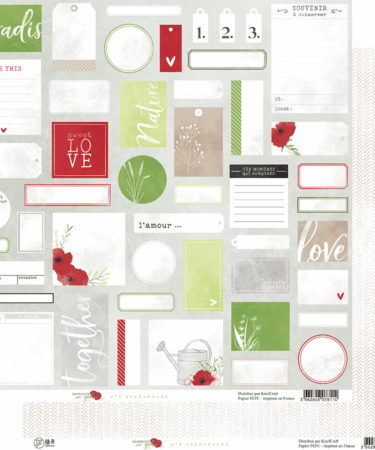 HA PI Little Fox -FCollezione Farmhouse garden Carta num. 3