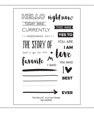 ELLE'S STUDIO - Set di timbri The Story of Stamp Little Moments Collection