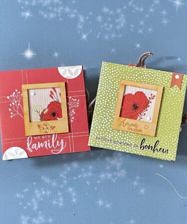 MINI ALBUM DA UN FOGLIO  FARMHOUSE GARDEN- PRODOTTO CONTENITORE