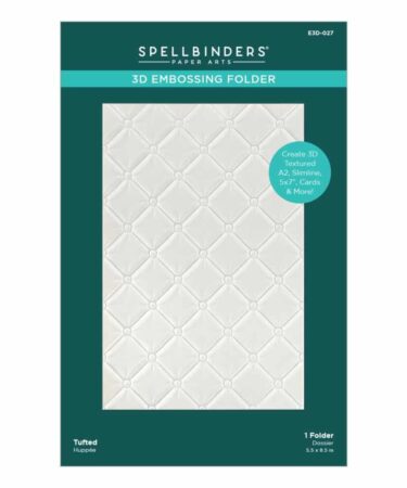 Spellbinders 3D Embossing Folder 5.5"X8.5" - Tufted