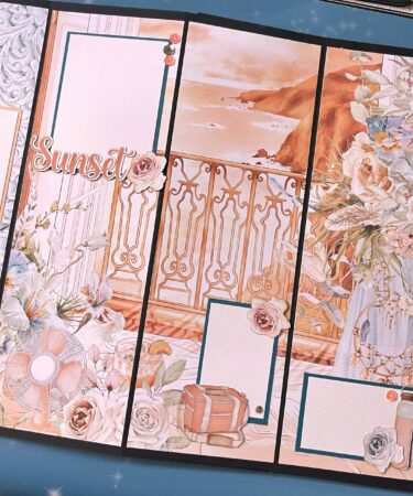 Alternative view of MINI ALBUM MINTAY - SUNSET BEACH- PER NON TAGLIARE LA CARTA-PRODOTTO CONTENITORE