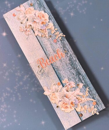 MINI ALBUM MINTAY - SUNSET BEACH- PER NON TAGLIARE LA CARTA-PRODOTTO CONTENITORE