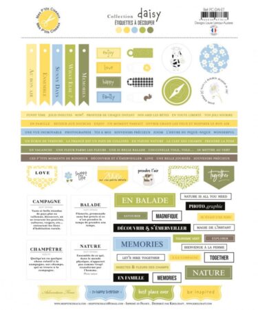 Mes Ptits Ciseaux -Collezione Daisy - Etiquettes