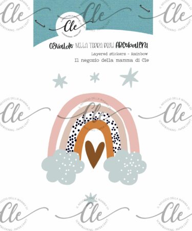 IL NEGOZIO DELLA MAMMA DI CLE - GLI ABBELLIMENTI DELLA CLE - OSVALDO NELLA TERRA DEGLI ARCOBALENI -LAYERED ARCOBALENO