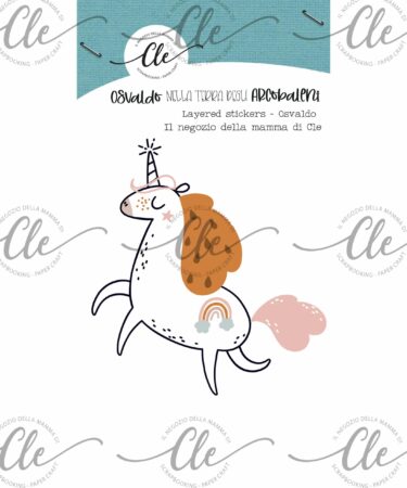 IL NEGOZIO DELLA MAMMA DI CLE - GLI ABBELLIMENTI DELLA CLE - OSVALDO NELLA TERRA DEGLI ARCOBALENI -LAYERED OSVALDO