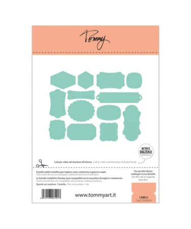 TOMMY ART- Fustella metallica LABELS