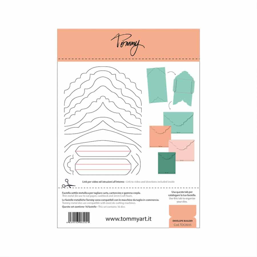 TOMMY ART- Fustella metallica ENVELOPE BUILDER