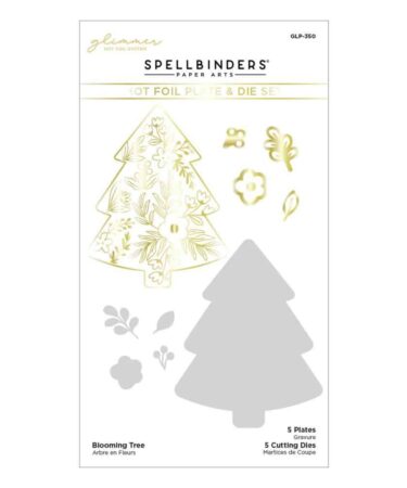 Spellbinders Glimmer Hot Foil Plate & Die - Blooming Tree