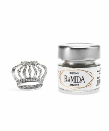TOMMY ART- COLLEZIONE RE MIDA- POLVERE METALLICA ARGENTO