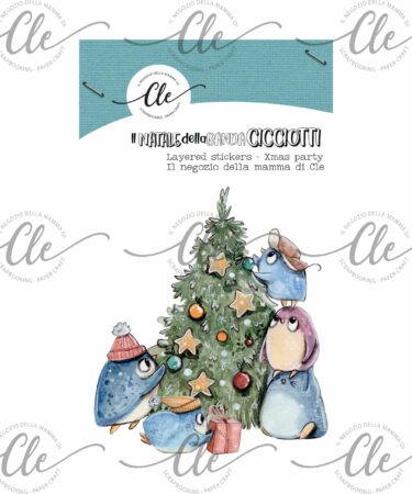 IL NEGOZIO DELLA MAMMA DI CLE - GLI ABBELLIMENTI DELLA CLE - IL NATALE DELLA BANDA CICCIOTTI - LAYERED - XMAS PARTY
