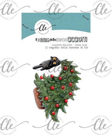 IL NEGOZIO DELLA MAMMA DI CLE - GLI ABBELLIMENTI DELLA CLE - L NATALE DELLA BANDA CICCIOTTI - LAYERED - XMAS TREE
