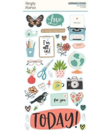 SIMPLE STORIES - COLLEZIONE LIFE CAPTURED -  6X12 CHIPBOARD