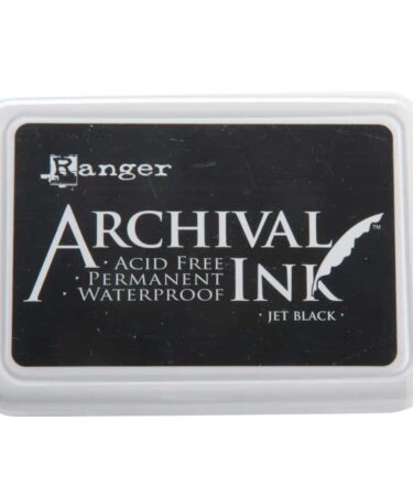 Ranger Archival Ink Pad #0 - JET BLACK