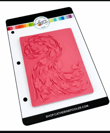 CATHERINE POOLER - Blowing Leaves Background Stamp