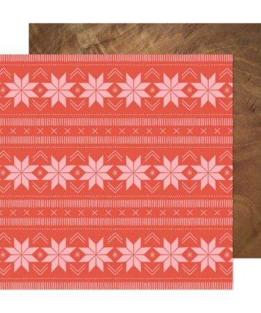 Crate Paper  - Collezione Mittens & Mistletoe Double-Sided Cardstock 12"X12" - Sweater Weather