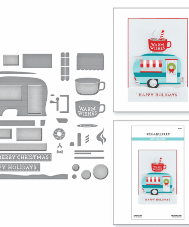 SPELLBINDERS CAMPER LIFE ETCHED DIES FROM WARM WISHES CAMPER COLLECTION