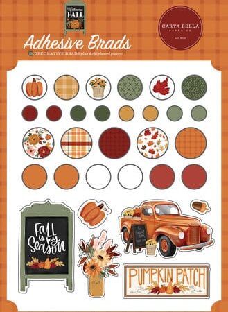 Carta Bella Collezione  Welcome Fall Adhesive Brads