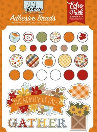 Echo Park Collezione  Fall Fever Adhesive Brads