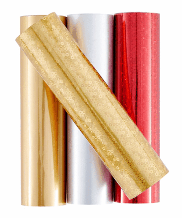 SPELLBINDERS- Glimmer Hot Foil 4 Rolls - Christmas Sparkle Variety Pack