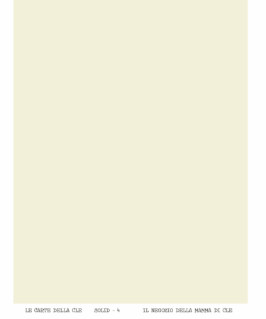 IL NEGOZIO DELLA MAMMA DI CLE- LE CARTE DELLA CLE - BASIC PER FUSTELLE -  A4 MONO FACCIALI SOLID 4