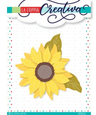 LA COPPIA CREATIVA -set di fustelle GIRASOLE