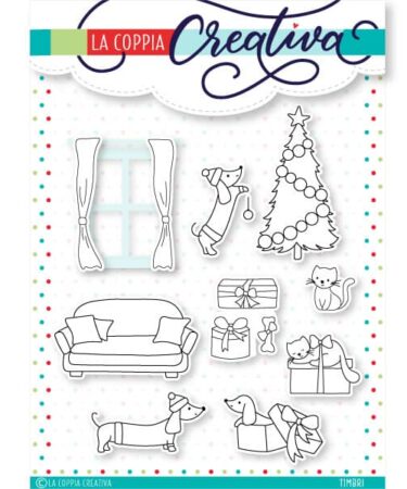 LA COPPIA CREATIVA - set di timbri Bassottini