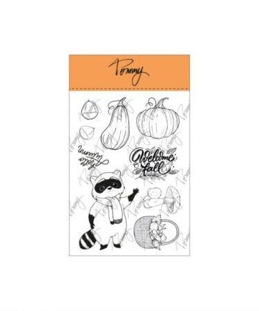 TOMMY ART - Tommy clear stamps – Cute Raccoon – Design by CeciliaDoingArt