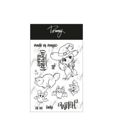 TOMMY ART - Tommy clear stamps – Lady Witch – Design by CeciliaDoingArt